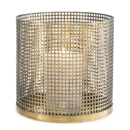 vintage brass finish | clear glass
