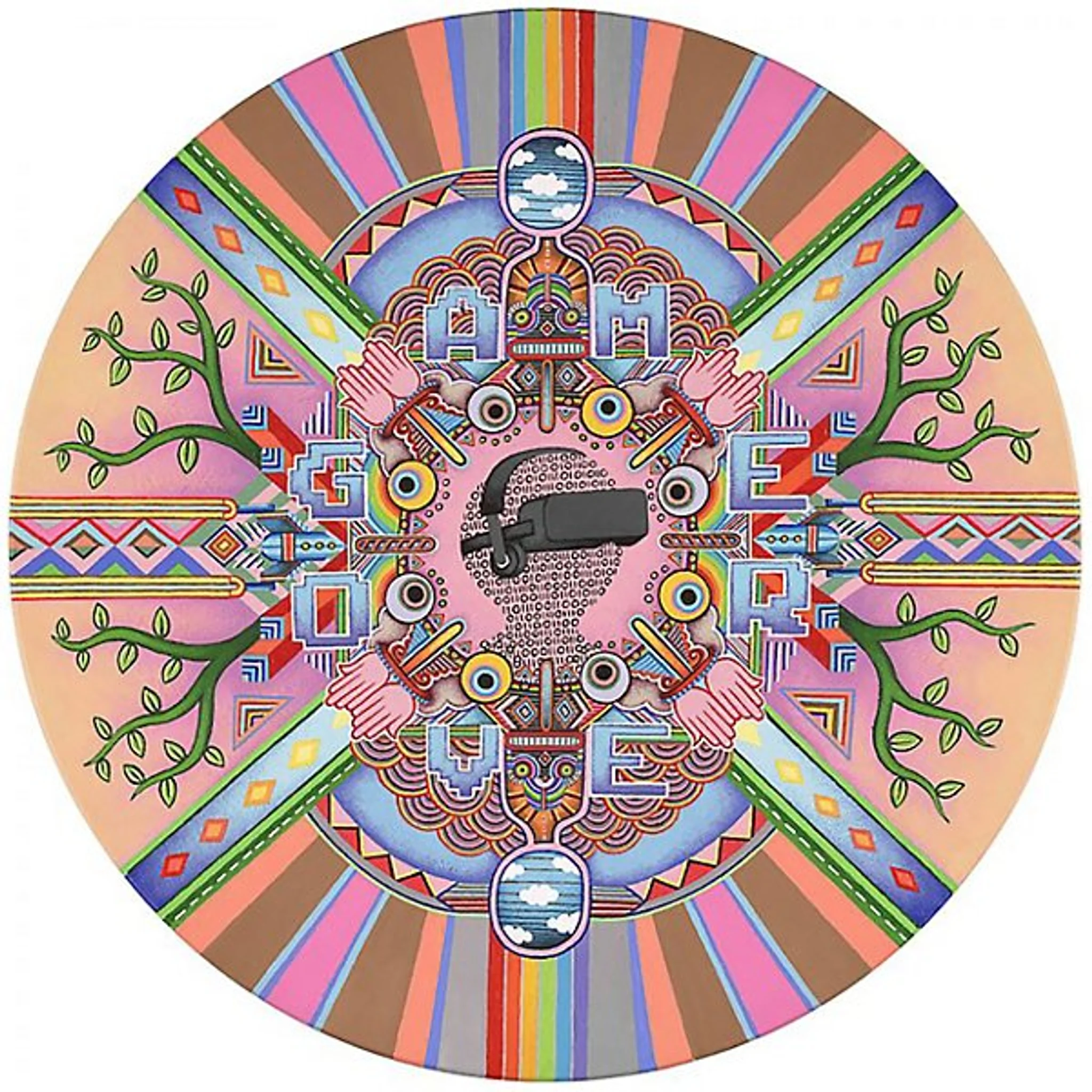 Купить Коврик Game Over Round Area Rug в интернет-магазине roooms.ru