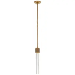 Hand-Rubbed Antique Brass Crystal