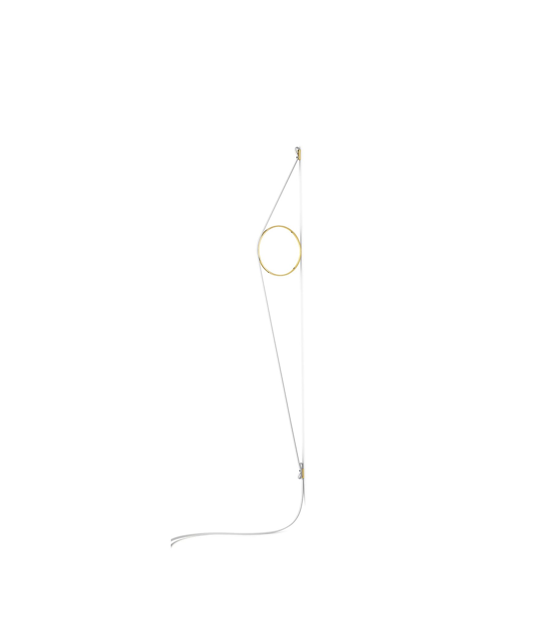 White Cable/Gold Ring