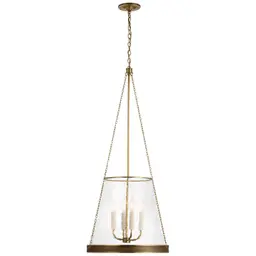 Soft Brass Clear Restoration Glass