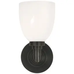Bronze White Glass