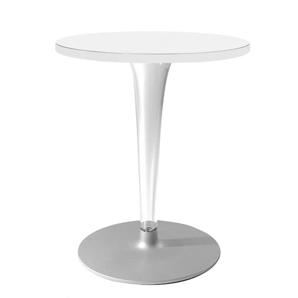 24 inch,White,Rounded,Round