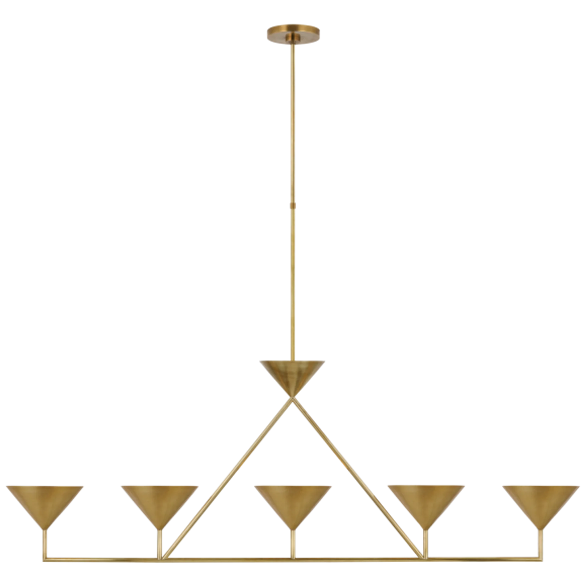 Купить Люстра Orsay XL 5-Light Linear Chandelier в интернет-магазине roooms.ru
