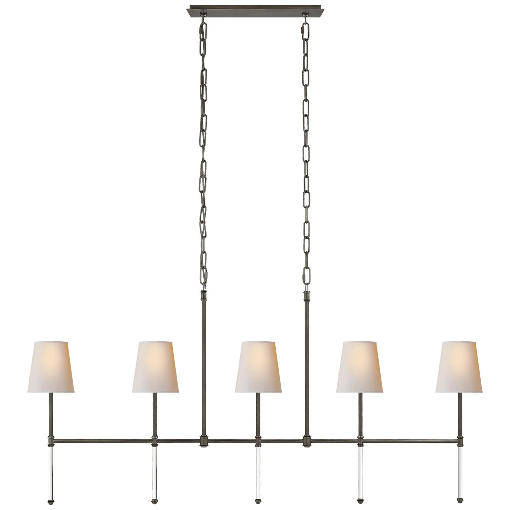Купить Люстра Camille Medium Linear Chandelier в интернет-магазине roooms.ru