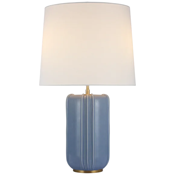 Polar Blue Crackle 15.5" x 17.5" x 14" Linen