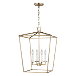 Satin Brass LED Bulb(s) Included