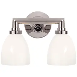 Chrome White Glass