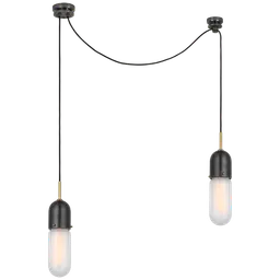 Bronze and Brass Frosted Glass