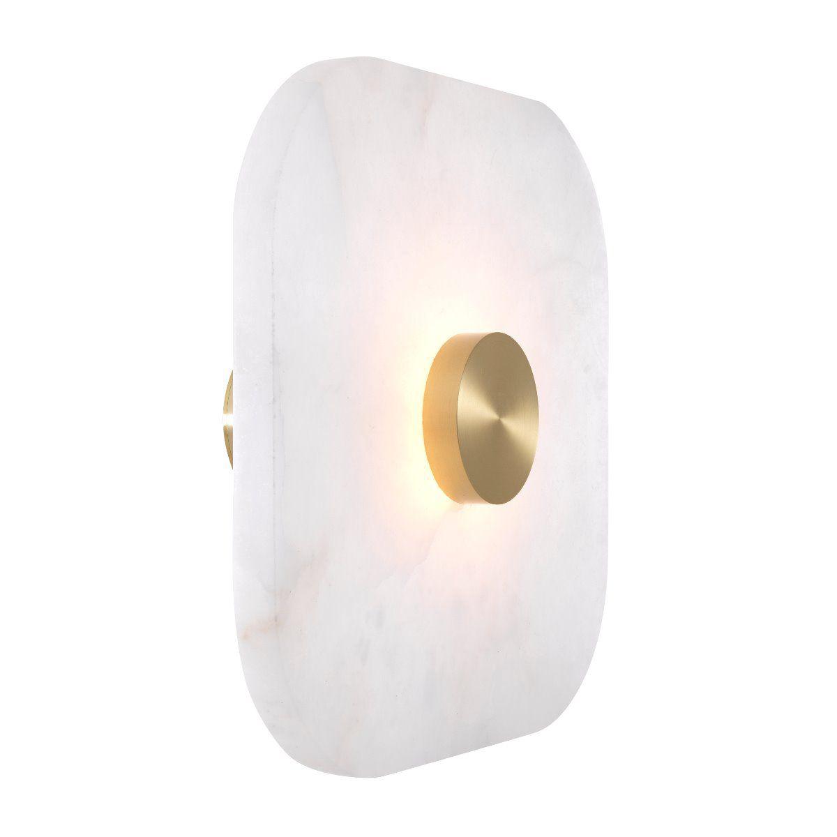 alabaster | light brass finish L