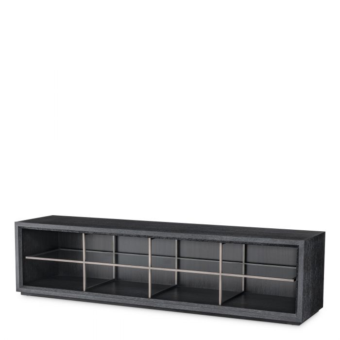 charcoal grey oak veneer | medium bronze finish L