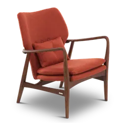 Rust red Ashwood frameFSC 100% certified