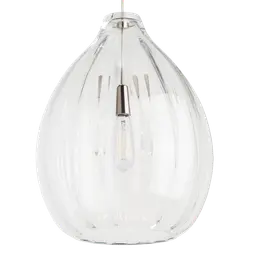 Satin Nickel Clear Lamp Not Included