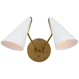 Hand-Rubbed Antique Brass White