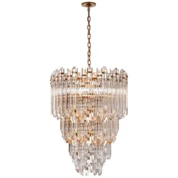 Hand-Rubbed Antique Brass with Clear Acrylic Clear Acrylic