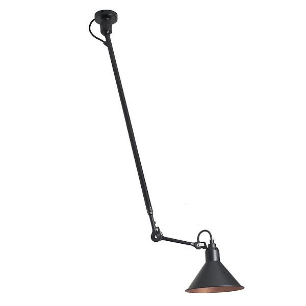 Matte Black with Copper, 1 (Not Included),Conic