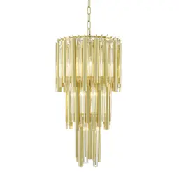 gold finish | clear glass S