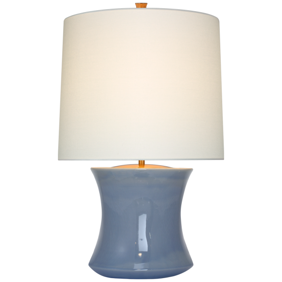 Polar Blue Crackle 16" x 17" x 14" Linen