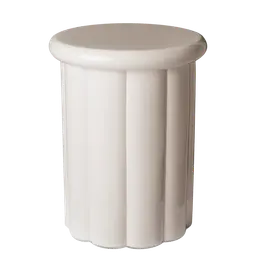 Beige Lacquered polyester