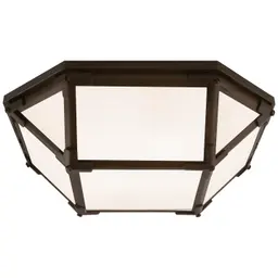 Antique Zinc White Glass