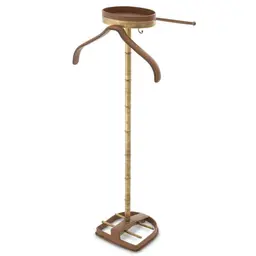 vintage brass finish | tan leather