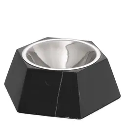 black marble | gold finish | stainless steel bowl L