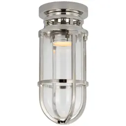 Polished Nickel Clear Glass