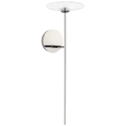 Polished Nickel Clear Glass