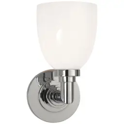 Chrome White Glass