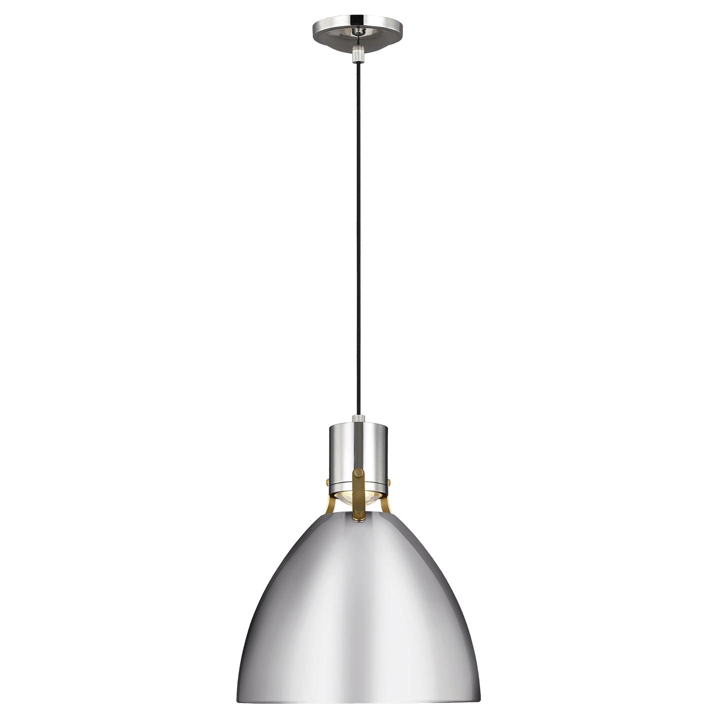 Polished Nickel Integrated LED