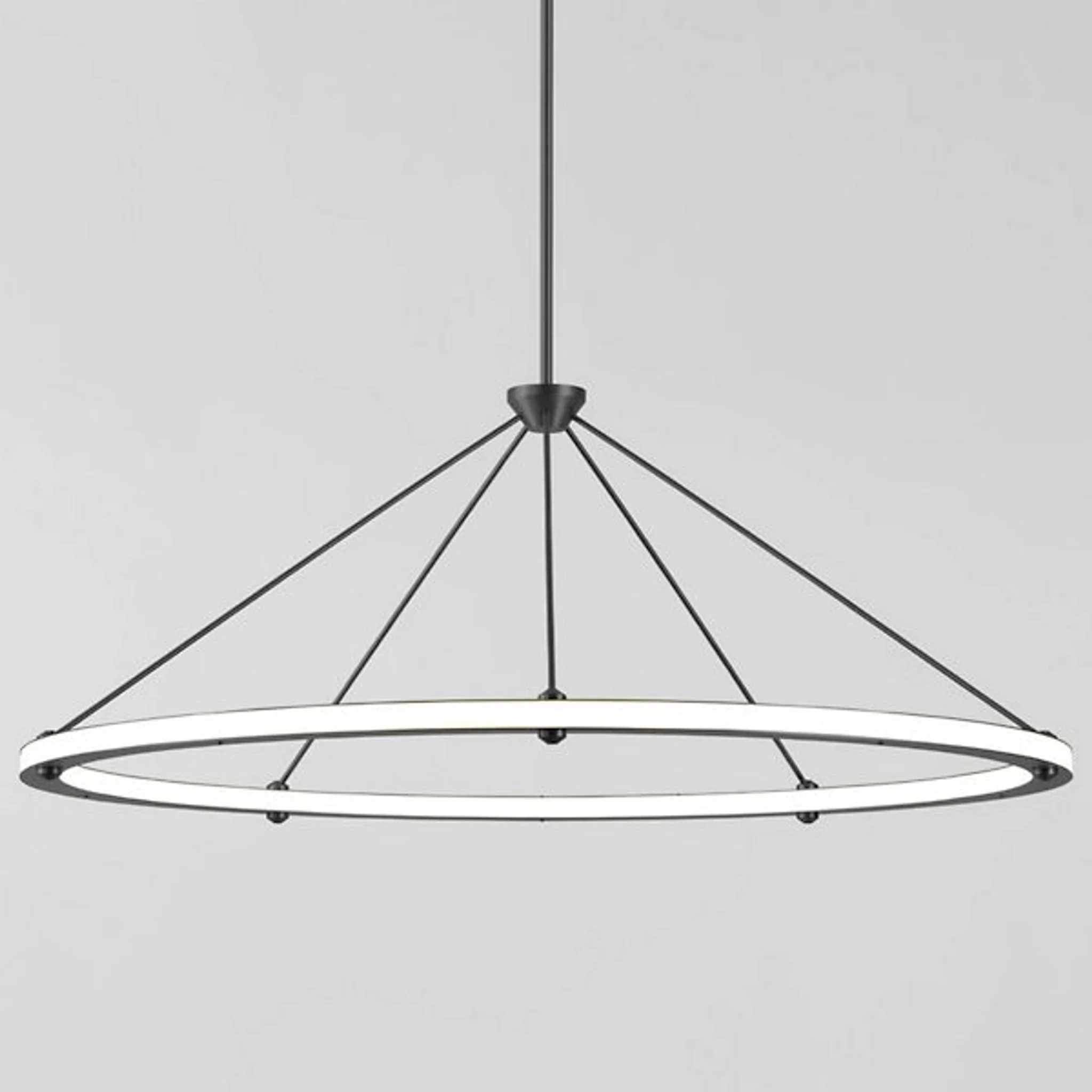 Купить Подвесной светильник Halo Circle LED Pendant Light в интернет-магазине roooms.ru