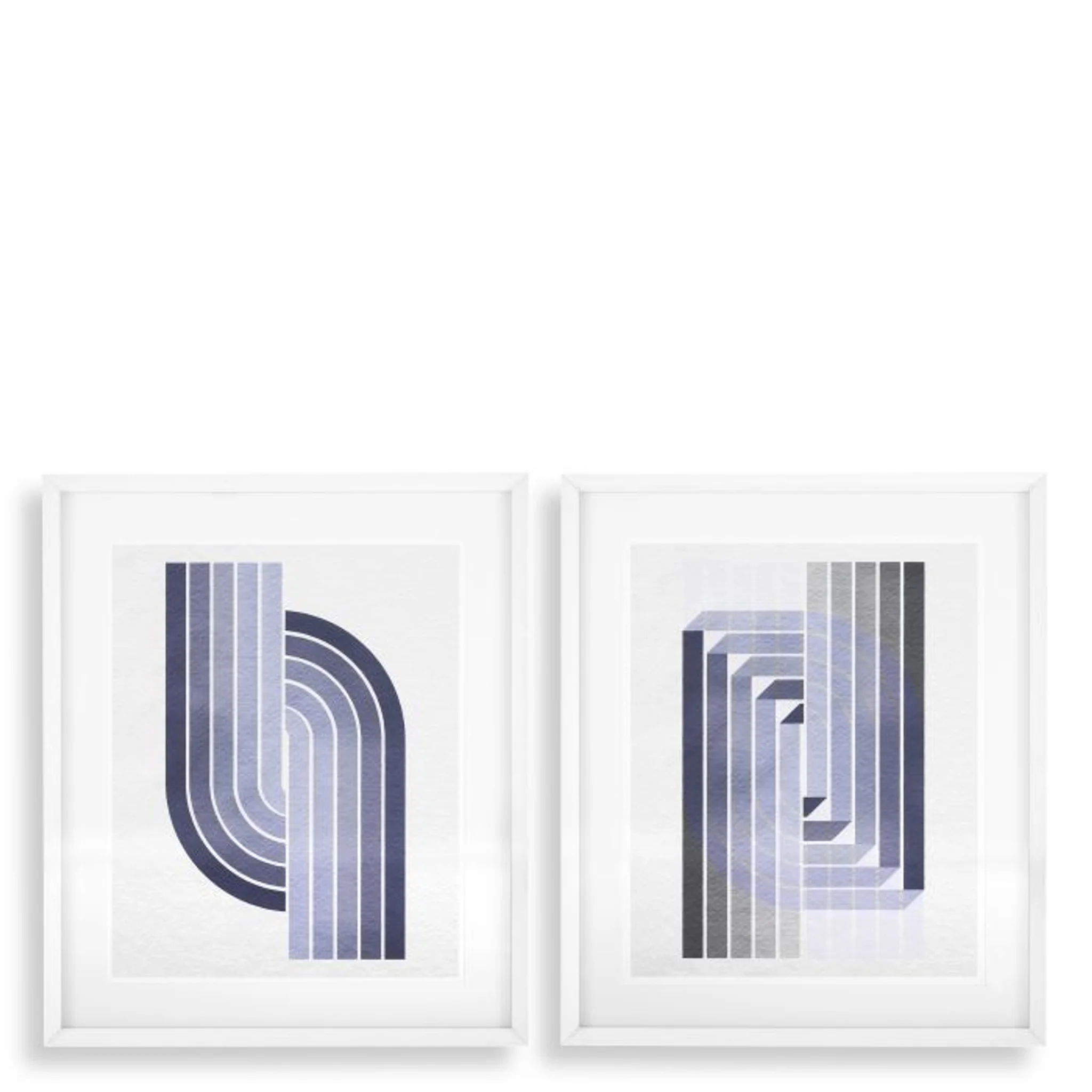 Купить Набор постеров Print Isometria set of 2 в интернет-магазине roooms.ru