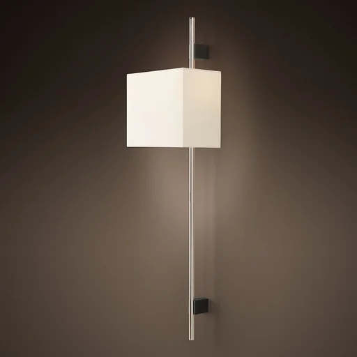 Купить Бра Vela Round Bar Sconce - Rectangular Shade в интернет-магазине roooms.ru