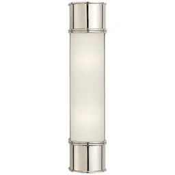Polished Nickel Frosted Glass