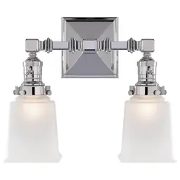 Chrome Frosted Glass