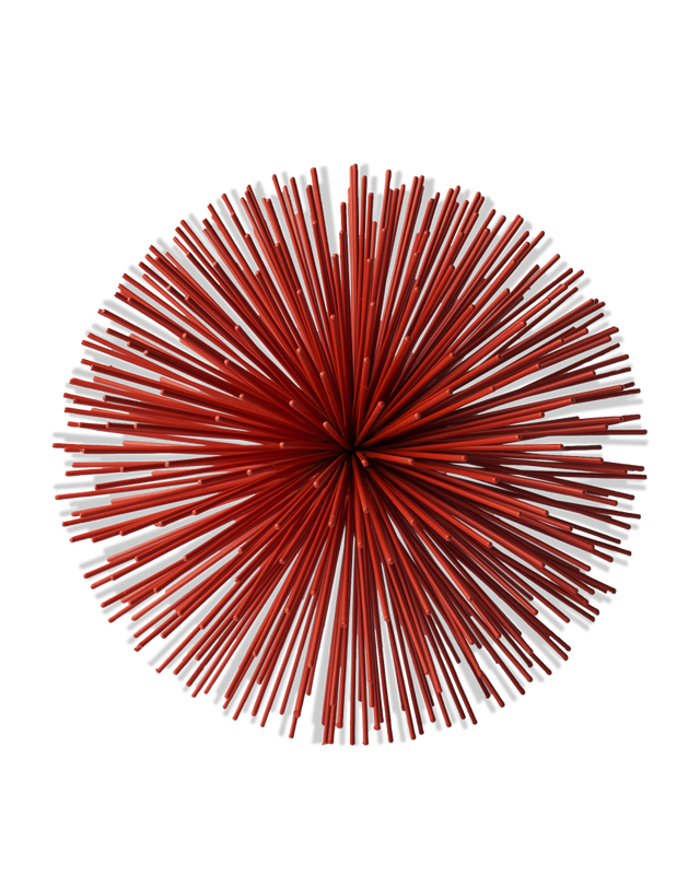 Coral red Coloured aluminium