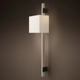 Polished Nickel White Linen