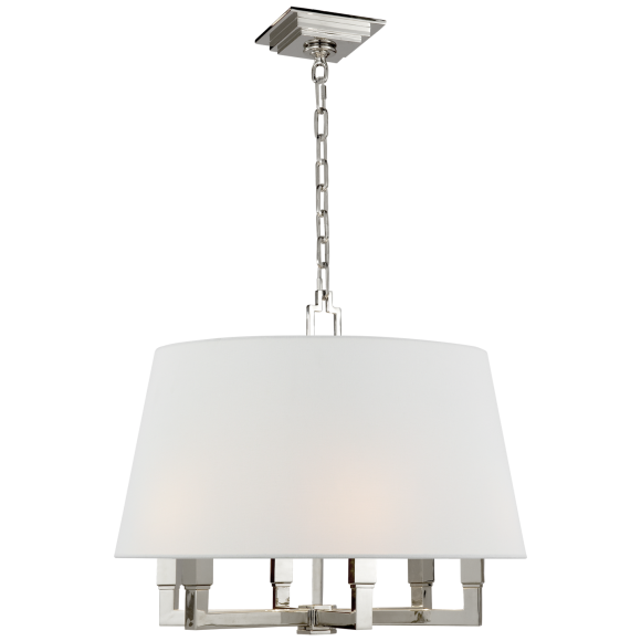 Polished Nickel 20" x 24" x 11" Linen