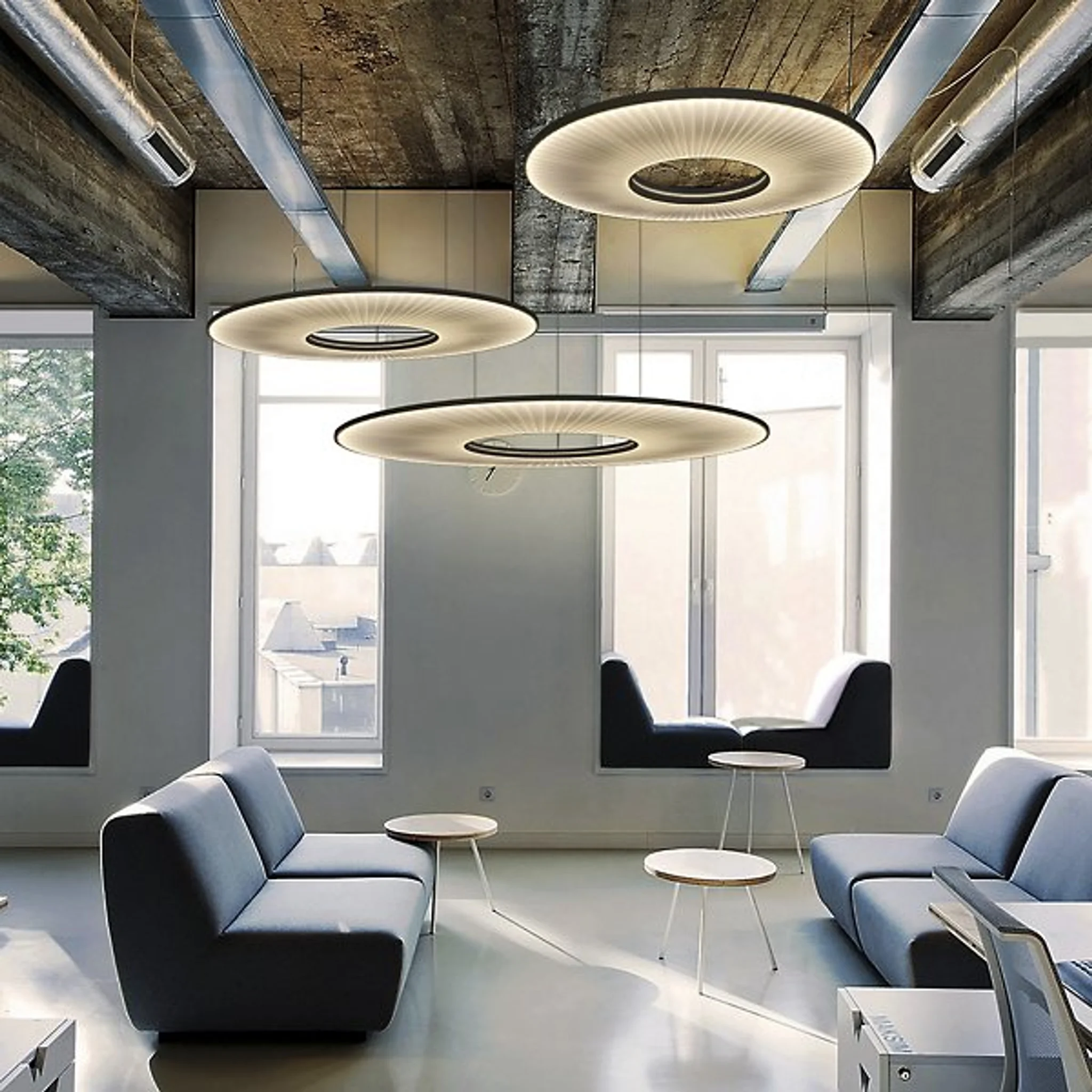 Купить Подвесной светильник Iris Horizontal LED Pendant в интернет-магазине roooms.ru