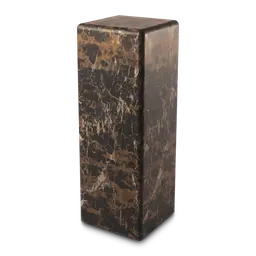 Dark brown MDFResin base artificial marble