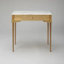 Small,White Oak with Arebescato Corchia Stone