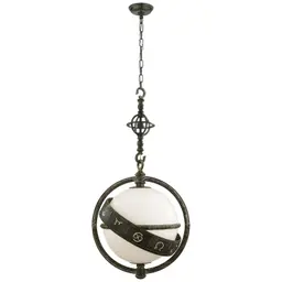 Bronze White Glass