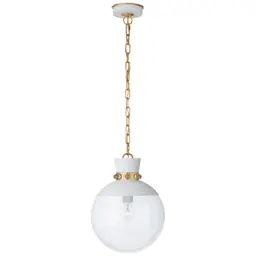 White with Gild Clear Glass