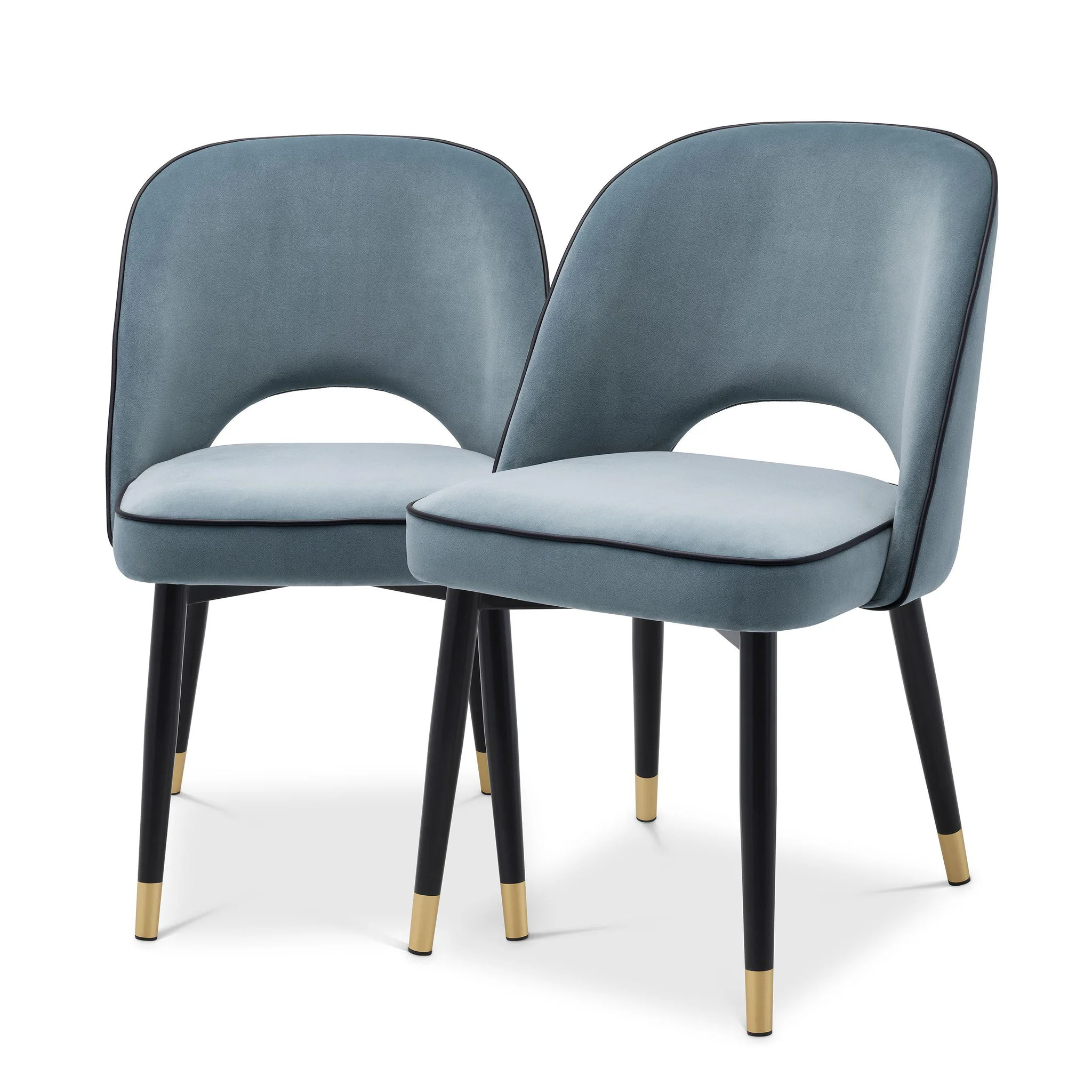 Купить Стул без подлокотника Dining Chair Cliff set of 2 в интернет-магазине roooms.ru