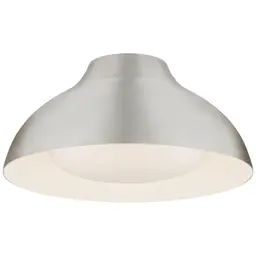 Burnished Silver Leaf Soft White Glass