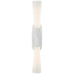 Plaster White White Glass