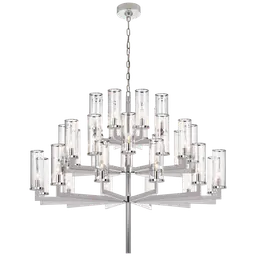 Polished Nickel Clear Glass