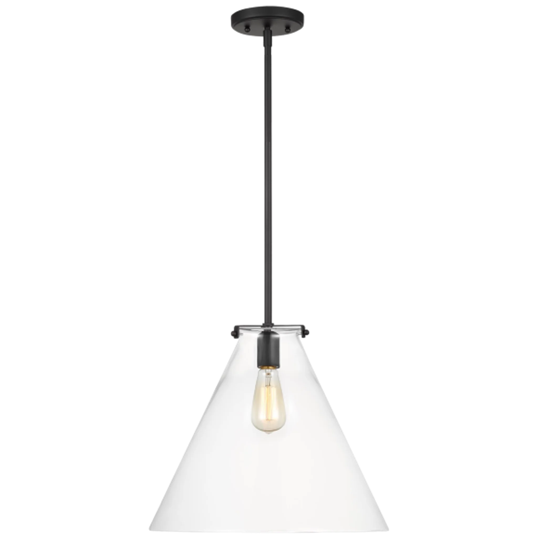 Купить Подвесной светильник Kate One Light Cone Pendant в интернет-магазине roooms.ru