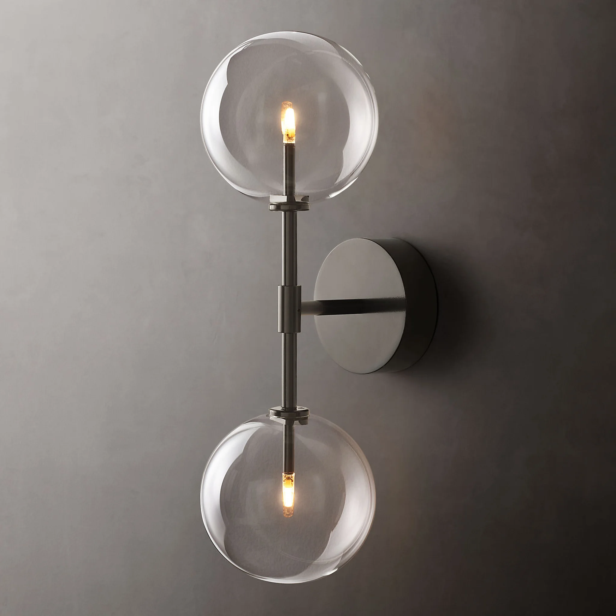 Купить Бра Glass Globe Linear Sconce в интернет-магазине roooms.ru