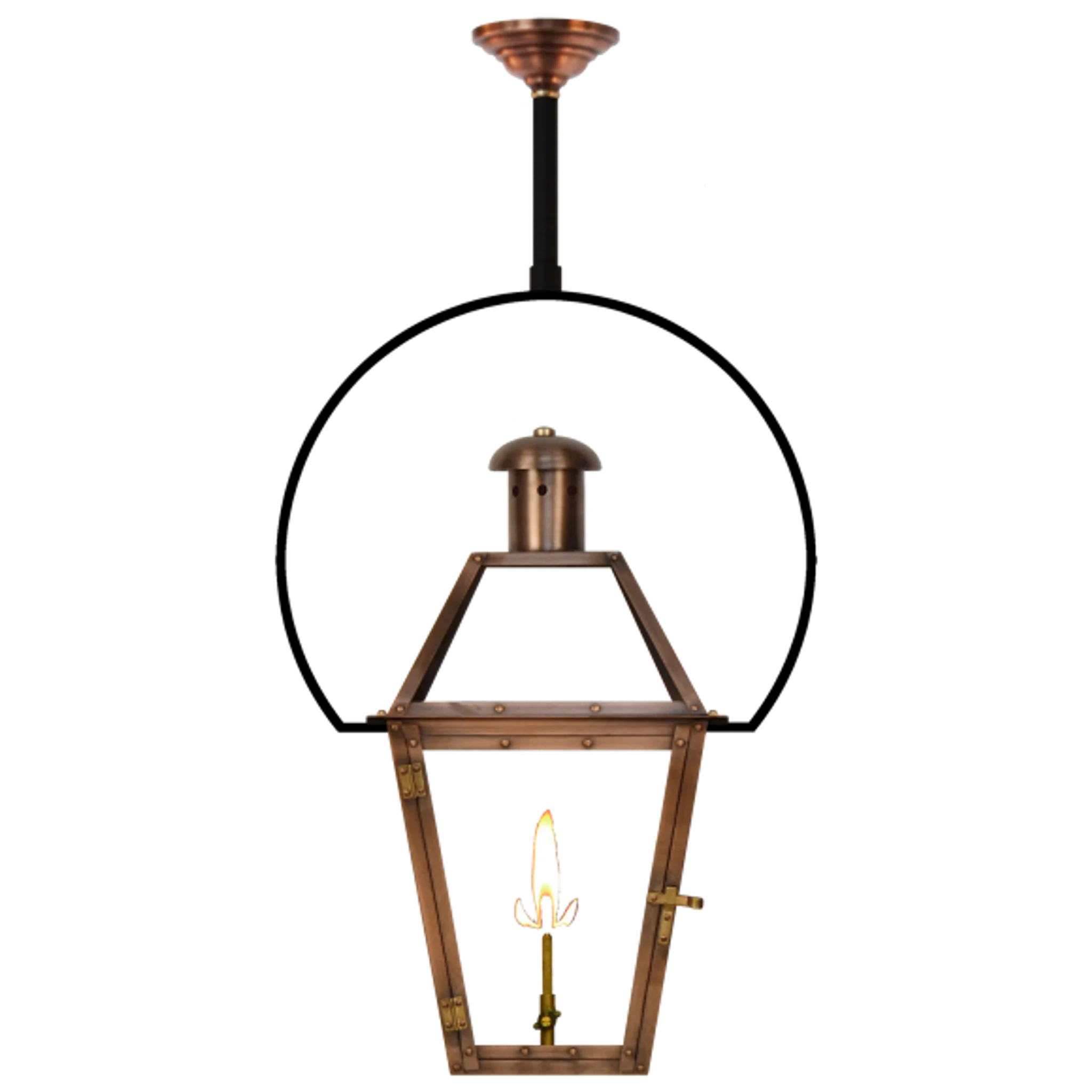 Купить Уличный подвесной светильник Georgetown 18" Yoke Ceiling Lantern в интернет-магазине roooms.ru